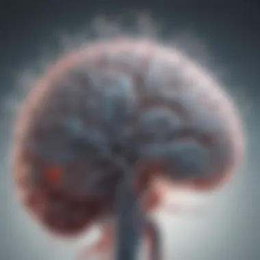 Neurological Pathways and Mental Clarity Abstract representation of brain neurons and synapses