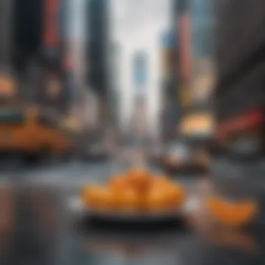 Numbers in the Big Apple Abstract representation of eating disorder statistics in New York