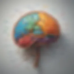 Abstract mind map illustration