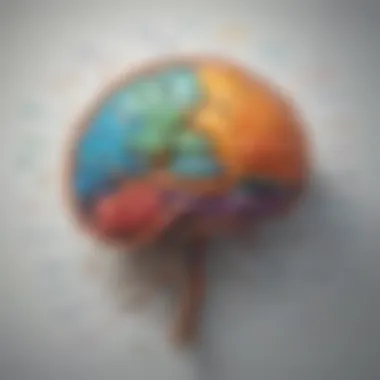 Abstract mind map illustration