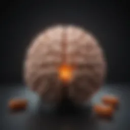 Illustration depicting brain on Adderall