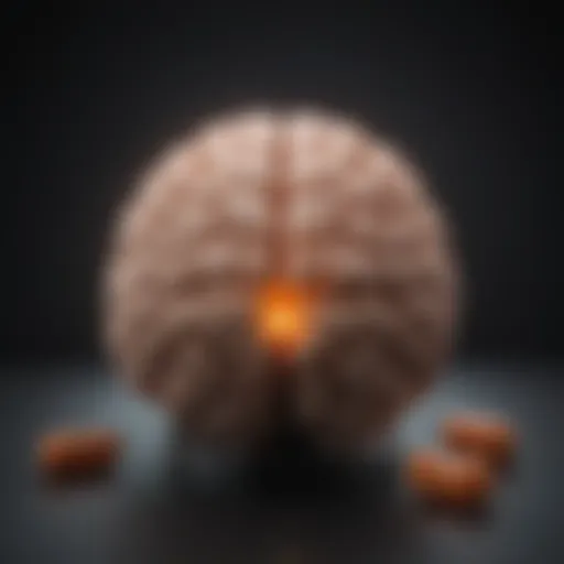 Illustration depicting brain on Adderall