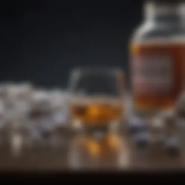 Melatonin Regulation Illustration highlighting the impact of alcohol on melatonin production