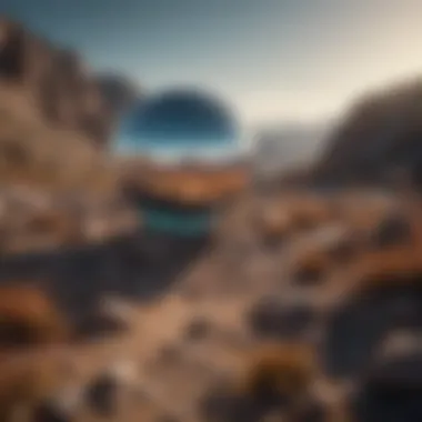 Exploring the Surreal Landscape of Dreams A surreal landscape representing the dream world