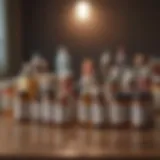 Variety of anxiety medication bottles on a wooden table