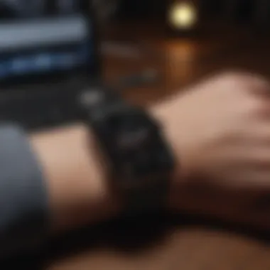 Deep sleep insights on Apple Watch Apple Watch displaying deep sleep data