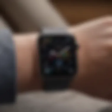 Apple Watch tracking sleep patterns