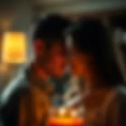 Symbolic representation of emotional connection in relationships