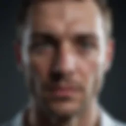 Portrait illustrating psychopathic traits