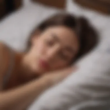 Harmonious Slumber Patterns Visual metaphor of a sleep cycle illustrating the importance of mood stability