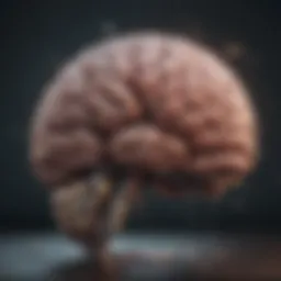 Illustration of a brain experiencing shock