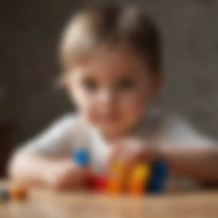 Child building blocks to enhance fine motor skills