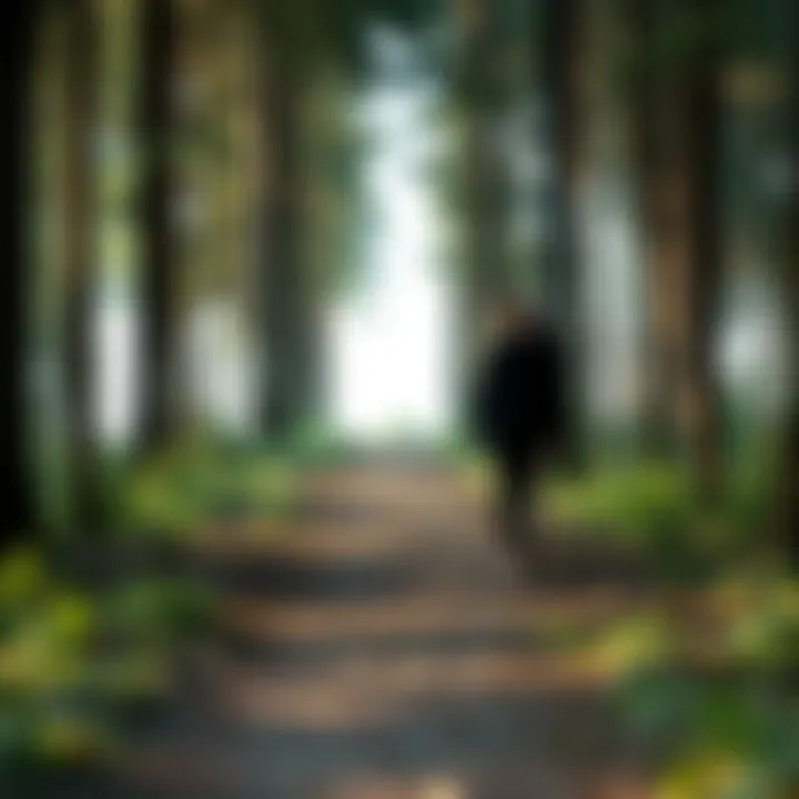 Navigating Choices Two paths diverging in a forest representing choices after infidelity