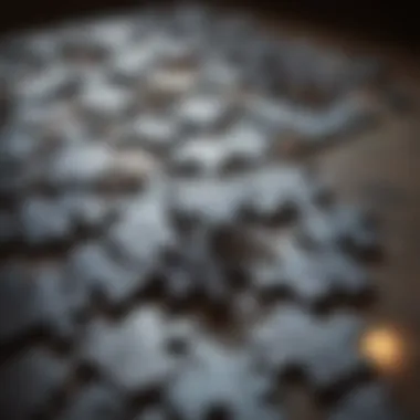 Creating Diagnostic Patterns Visual representation of puzzle pieces coming together to form the diagnostic criteria for depression
