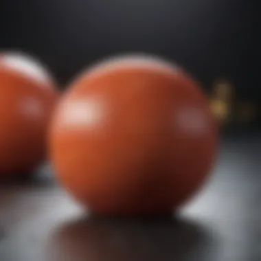 Close-up of unbreakable squishy stress ball material