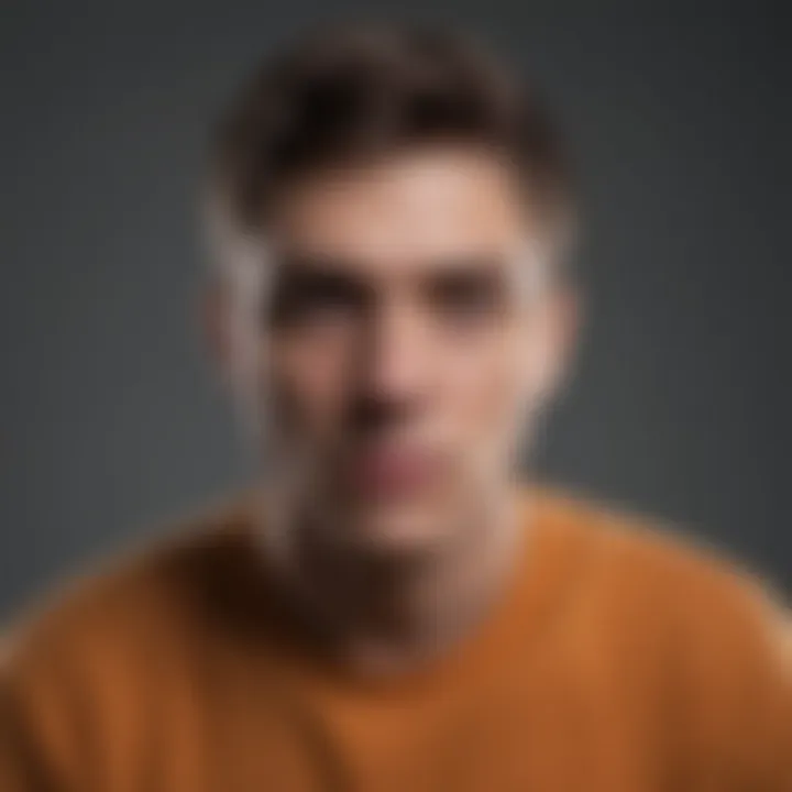 Visual representation of attention deficit symptoms