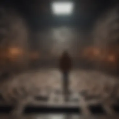 Cognitive Labyrinth: Navigating Memory Loss Mind maze depicting memory challenges