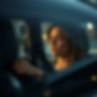 Reflections on Overcoming Driving Anxiety A person sitting in the driver's seat, looking contemplative