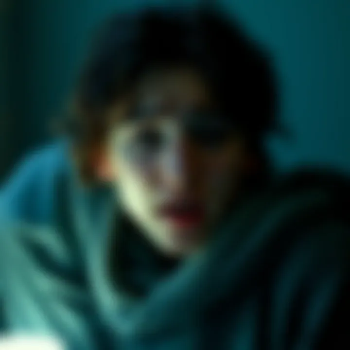 Symbolic representation of emotional struggle