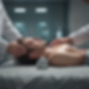 Critical Care with CPR for Overdose Victims An illustration of a person providing CPR to an individual in need
