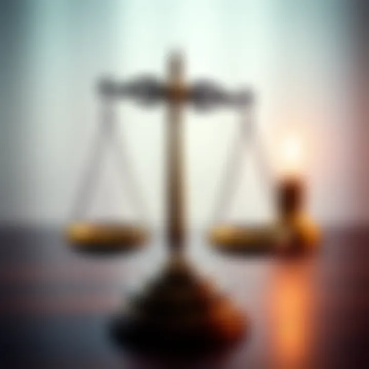 Ethical Considerations A balanced scale symbolizing ethics and responsibilities in psychotherapy.