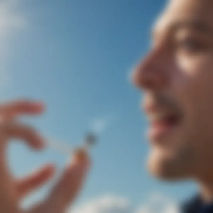 Illustration of a clear blue sky symbolizing a fresh start