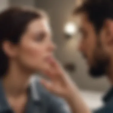 Avoidance of Sensitive Topics Partner evasive during conversations about fidelity