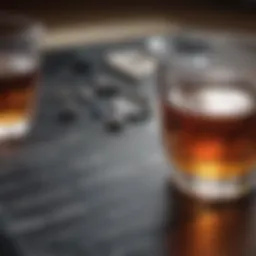 An illustration showing the DSM-5 criteria for diagnosing alcohol use disorder.