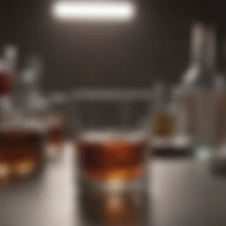 A conceptual image depicting the societal implications of alcohol use disorder.