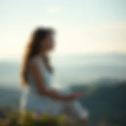 A serene landscape symbolizing inner peace and reflection