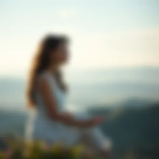 A serene landscape symbolizing inner peace and reflection