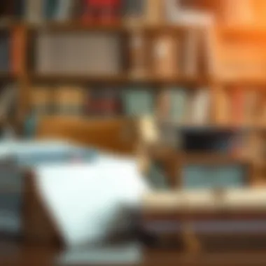 Books and diplomas representing education in counseling