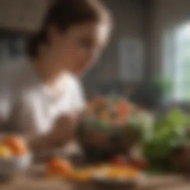 Nutrition's Role in Managing ADHD Symptoms Healthy meal preparation with fresh ingredients