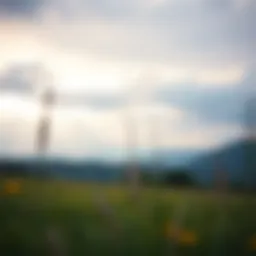 Serene landscape promoting calmness