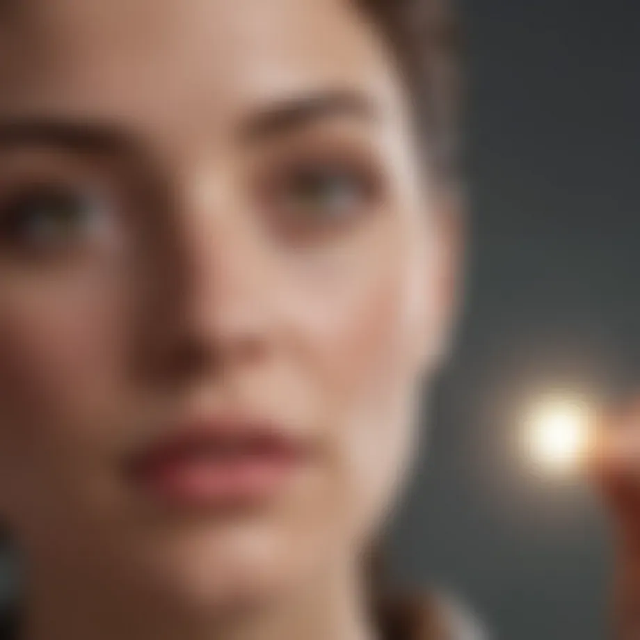 A serene illustration representing the potential calmness side effect of Effexor