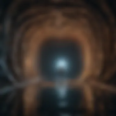 Emotive Labyrinthine Depths Emotional Complexity Abstract Design