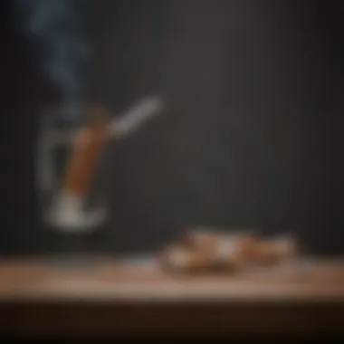 Journey Through Emotional and Physical Obstacles Symbolic image of emotional and physical obstacles in quitting smoking