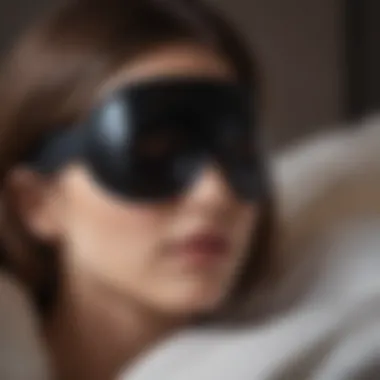 Silk Sleep Mask in Luxurious Black