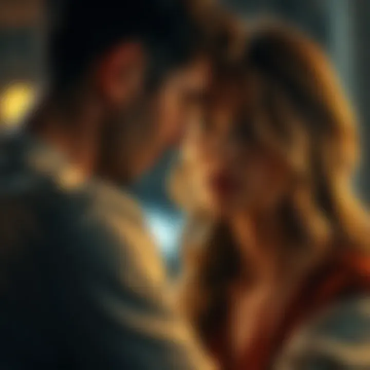 Emotional expression between lovers