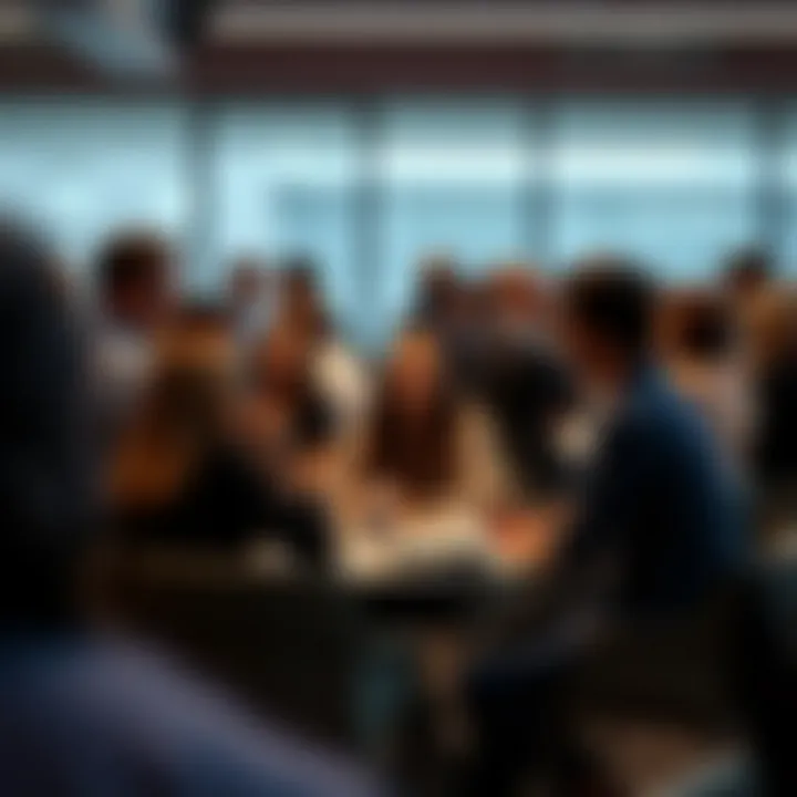 A professional networking event for psychology graduates