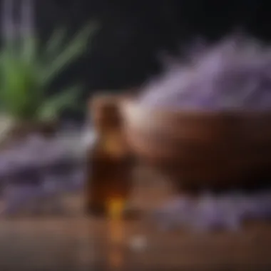 Aromatherapy for Headache Relief Essential oils diffuser with lavender and peppermint oils