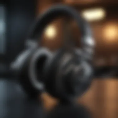 Headphones symbolizing immersive listening