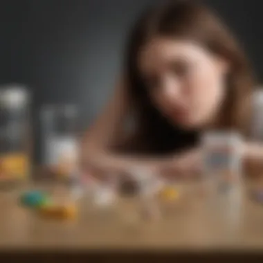 Lifestyle Choices and Mental Health Conceptual image depicting lifestyle choices impacting depression