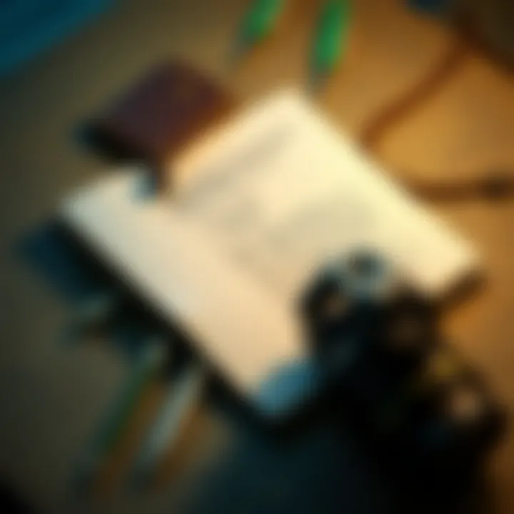 An open journal with notes about relationship concerns