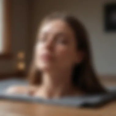 Restorative Yoga for Migraine Alleviation Restorative yoga pose for relaxation