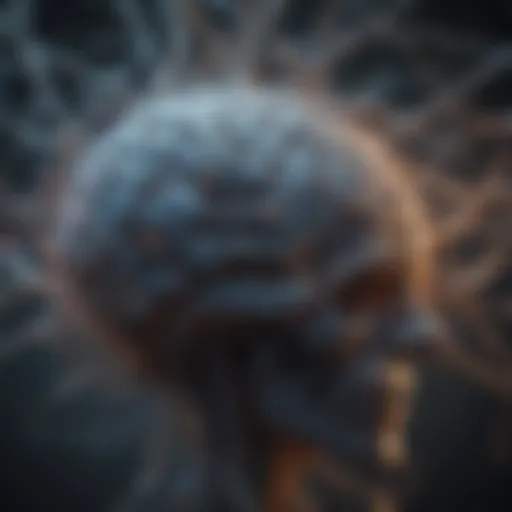 Abstract representation of a brain with intricate neural connections