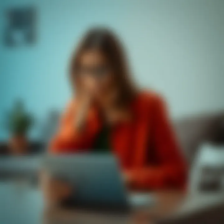 Illustration depicting a digital chat interface for discussing mental health