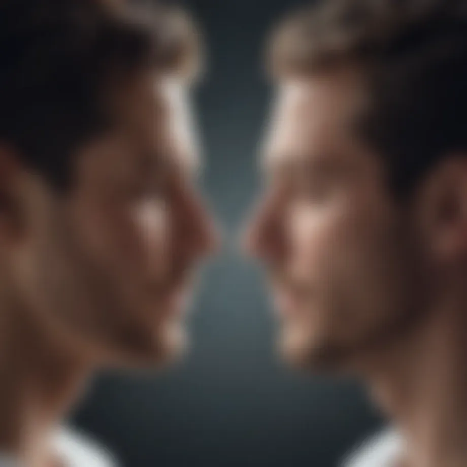 Abstract Concept of Interconnected Minds