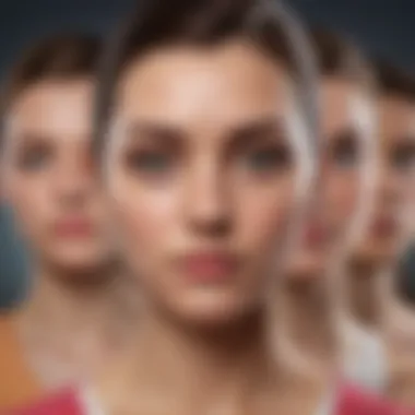 Visual Representation of Personality Traits A thought-provoking illustration of various personality traits represented visually.