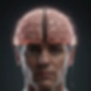 The Psychological Impact of Pornography A brain with digital screens reflecting various emotions
